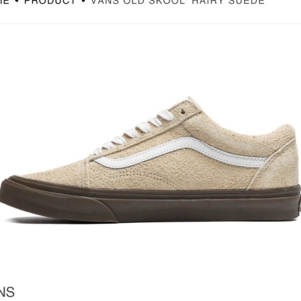 NEW Vans VANS OLD SKOOL 'HAIRY SUEDE' Women’s Size 9